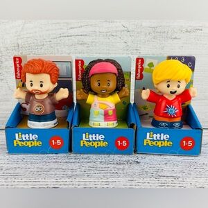 Fisher Price Little People Boys & Girl Toy Figures - NEW Set of 3